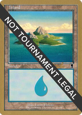 Island (337) - 2002 Carlos Romao (ODY) card from World Championship Decks