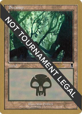 Swamp (342) - 2002 Carlos Romao (ODY) card from World Championship Decks