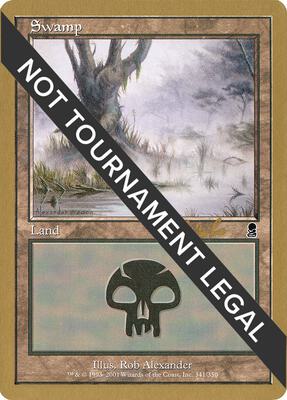 Swamp (341) - 2002 Carlos Romao (ODY) card from World Championship Decks