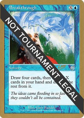 Breakthrough - 2002 Raphael Levy (TOR) card from World Championship Decks
