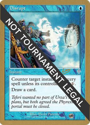 Disrupt - 2002 Raphael Levy (INV) (SB) card from World Championship Decks