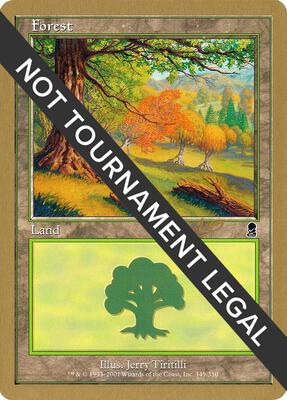 Forest (349) - 2002 Raphael Levy (ODY) card from World Championship Decks