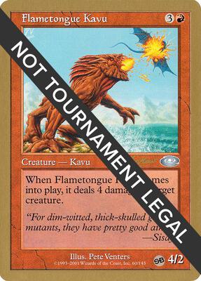 Flametongue Kavu - 2002 Sim Han How (PLS) (SB) card from World Championship Decks