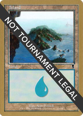 Island (335) - 2002 Sim Han How (ODY) card from World Championship Decks