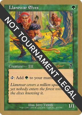 Llanowar Elves - 2002 Sim Han How (7ED) card from World Championship Decks