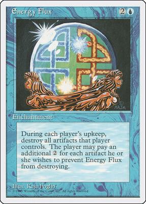 Energy Flux card from Fourth Edition