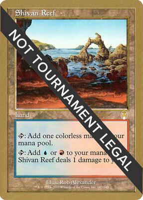 Shivan Reef - 2002 Sim Han How (APC) card from World Championship Decks