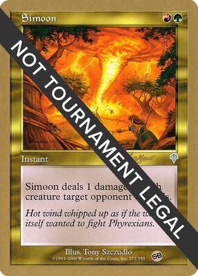 Simoon - 2002 Sim Han How (INV) (SB) card from World Championship Decks
