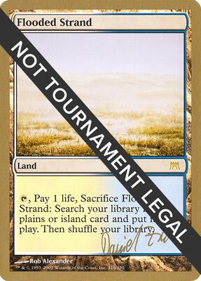 Flooded Strand - 2003 Daniel Zink (ONS) card from World Championship Decks