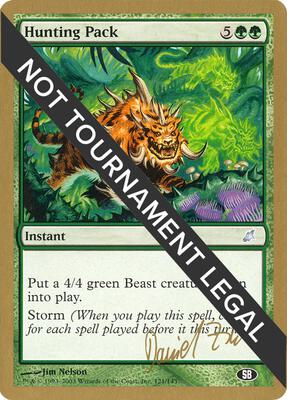 Hunting Pack - 2003 Daniel Zink (SCG) (SB) card from World Championship Decks
