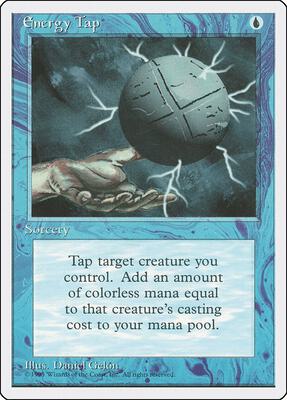 Energy Tap card from Fourth Edition