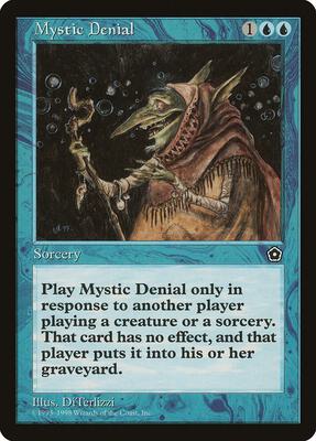 Mystic Denial card from Portal Second Age