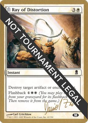 Ray of Distortion - 2003 Daniel Zink (ODY) (SB) card from World Championship Decks
