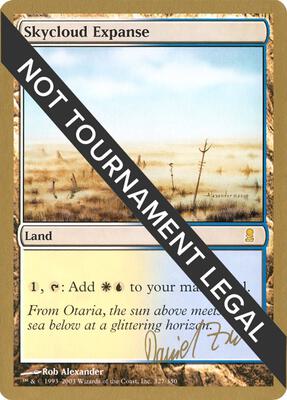 Skycloud Expanse - 2003 Daniel Zink (ODY) card from World Championship Decks