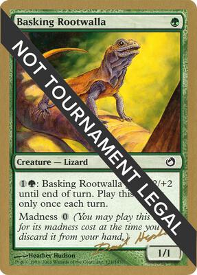 Basking Rootwalla - 2003 Dave Humpherys (TOR) card from World Championship Decks