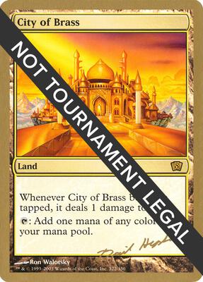 City of Brass - 2003 Dave Humpherys (8ED) card from World Championship Decks