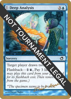Deep Analysis - 2003 Dave Humpherys (TOR) card from World Championship Decks
