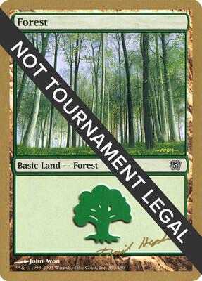 Forest (350) - 2003 Dave Humpherys (8ED) card from World Championship Decks