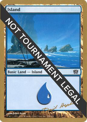 Island (336) - 2003 Dave Humpherys (8ED) card from World Championship Decks