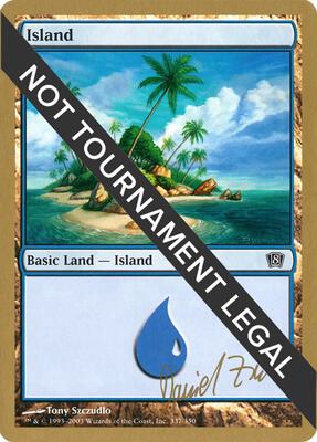 Island (337) - 2003 Dave Humpherys (8ED) card from World Championship Decks
