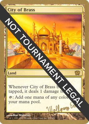 City of Brass - 2003 Wolfgang Eder (8ED) card from World Championship Decks