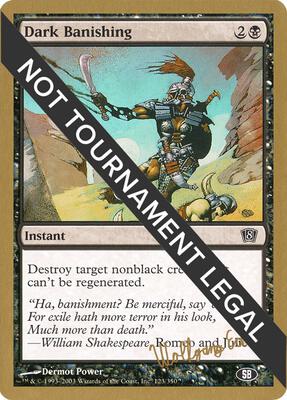 Dark Banishing - 2003 Wolfgang Eder (8ED) (SB) card from World Championship Decks