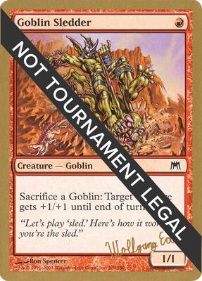 Goblin Sledder - 2003 Wolfgang Eder (ONS) card from World Championship Decks