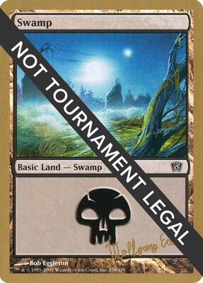 Swamp (339) - 2003 Wolfgang Eder (8ED) card from World Championship Decks