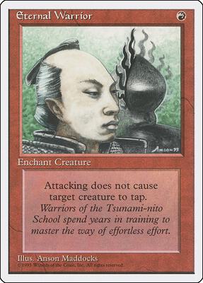 Eternal Warrior card from Fourth Edition