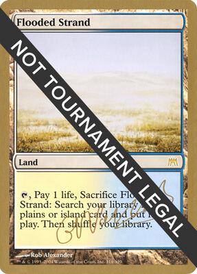 Flooded Strand - 2004 Gabriel Nassif (ONS) card from World Championship Decks