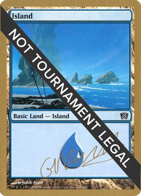 Island (336) - 2004 Gabriel Nassif (8ED) card from World Championship Decks