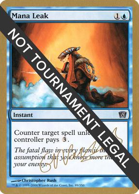 Mana Leak - 2004 Gabriel Nassif (8ED) card from World Championship Decks