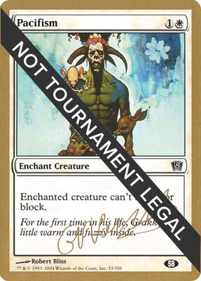 Pacifism - 2004 Gabriel Nassif (8ED) (SB) card from World Championship Decks