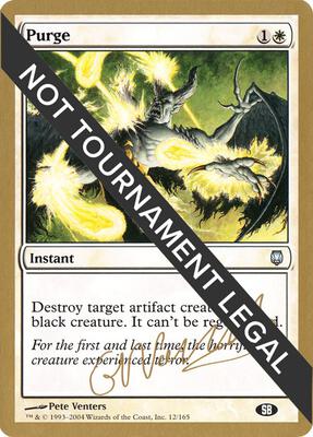 Purge - 2004 Gabriel Nassif (DST) (SB) card from World Championship Decks