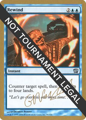 Rewind - 2004 Gabriel Nassif (8ED) card from World Championship Decks