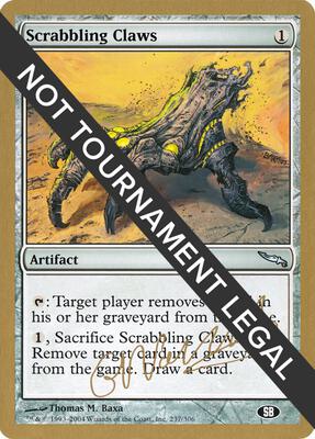 Scrabbling Claws - 2004 Gabriel Nassif (MRD) (SB) card from World Championship Decks