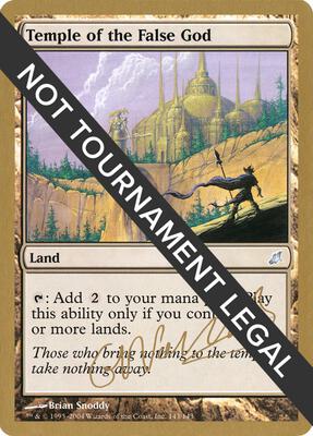 Temple of the False God - 2004 Gabriel Nassif (SCG) card from World Championship Decks