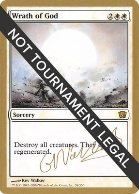 Wrath of God - 2004 Gabriel Nassif (8ED) card from World Championship Decks