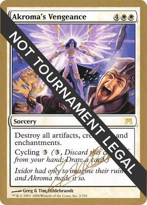 Akroma's Vengeance - 2004 Julien Nuijten (ONS) card from World Championship Decks