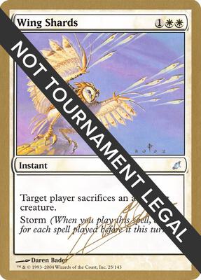 Wing Shards - 2004 Julien Nuijten (SCG) card from World Championship Decks