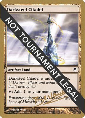 Darksteel Citadel - 2004 Manuel Bevand (DST) card from World Championship Decks