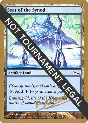 Seat of the Synod - 2004 Manuel Bevand (MRD) card from World Championship Decks