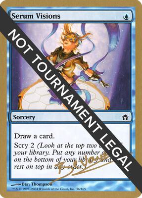 Serum Visions - 2004 Manuel Bevand (5DN) card from World Championship Decks
