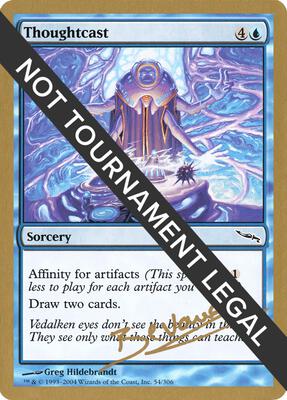 Thoughtcast - 2004 Manuel Bevand (MRD) card from World Championship Decks