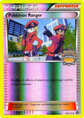 Pokemon Ranger - 104/114 (Regional Championships) card from League & Championship Cards