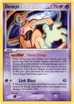 Deoxys - 16/107 (EX Deoxys) card from Deck Exclusives