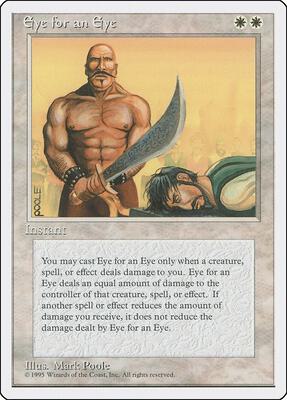 Eye for an Eye card from Fourth Edition