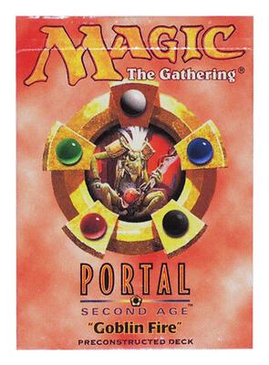 Portal Second Age Theme Deck - Goblin Fire card from Portal Second Age