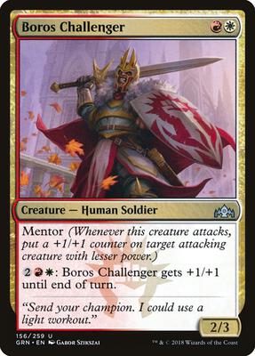 Boros Challenger card from Guilds of Ravnica