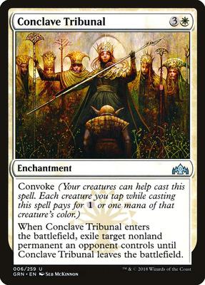 Conclave Tribunal card from Guilds of Ravnica
